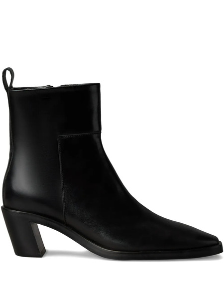  Calvin Klein Square-toe Ankle Boots - Black 