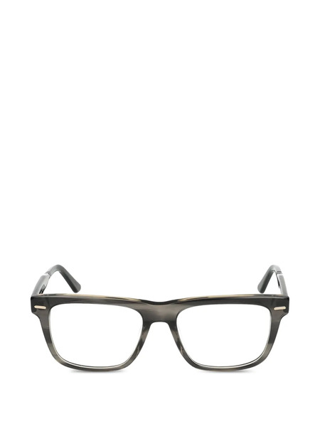  Calvin Klein Striped Rectangle Eyeglasses - Grey 
