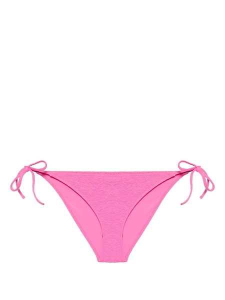  Calvin Klein Textured Bikini Bottoms - Pink 