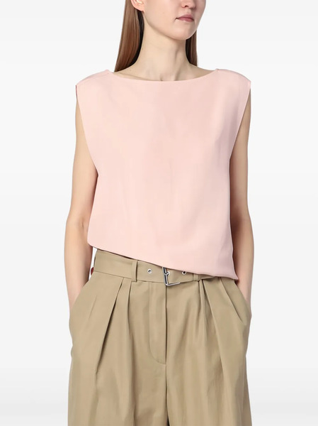  Calvin Klein V-back Blouse - Pink 