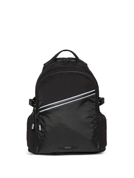  Calvin Klein Zip Grid Backpack - Black 
