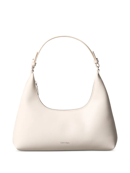 Calvin Klein Zip Shoulder Bag - Neutrals 