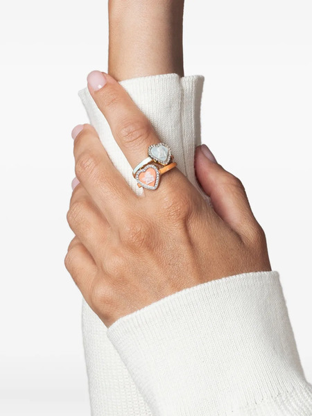  Cameo & Beyond Sparkling Cherub Ring - Gold 