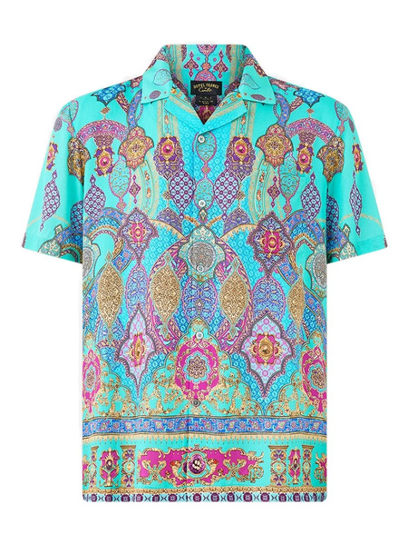  Camilla Camp Collared Corridor Shirt - Blue 