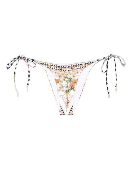  Camilla High-waisted Bikini Bottoms - White 