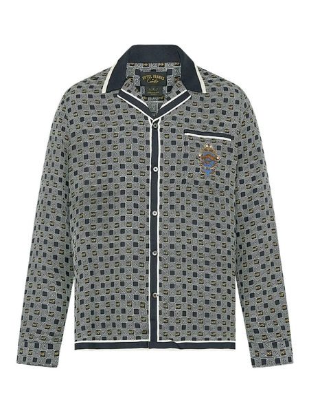  Camilla Long-sleeve Pattern Shirt - Blue 