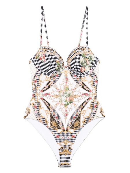  Camilla Rococo Glow Continuous Swimsuit - White 
