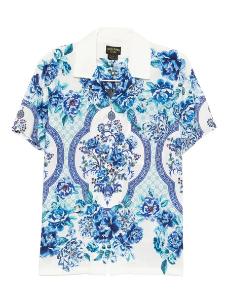  Camilla Short-sleeve Graphic-print Shirt - Multicolour 