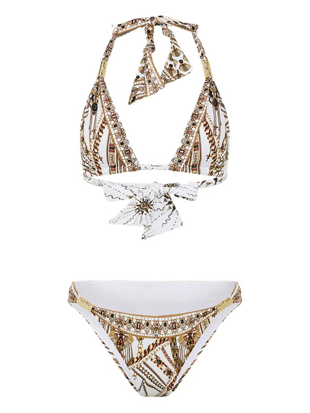  Camilla The Goddess Energy Bikini - White 