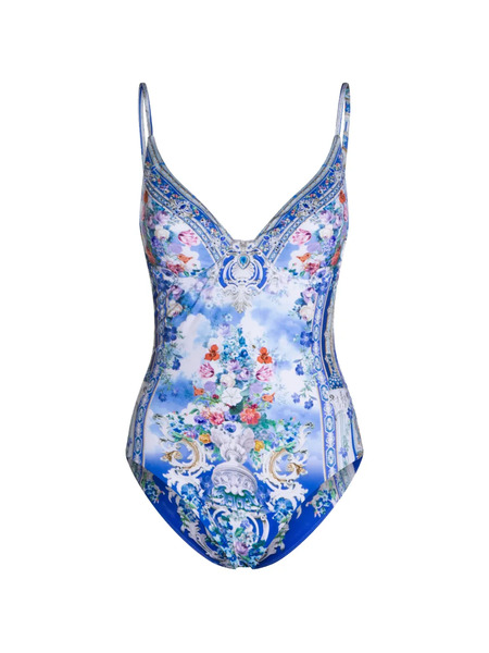  Camilla Triangle Underwire Swimsuit - Blue 