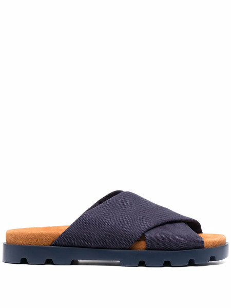  Camper Brutus Crossover Strap Sandals - Blue 