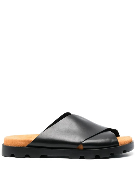  Camper Brutus Leather Sandals - Black 
