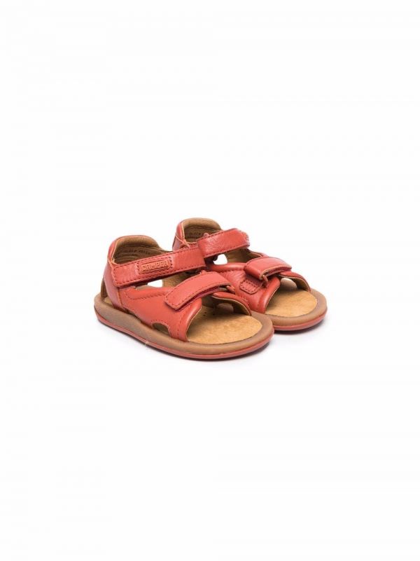  Camper Kids Bicho Touch-strap Sandals - Red 