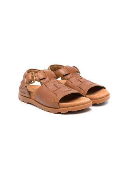 Camper Kids Brutus Buckle Sandals - Brown 