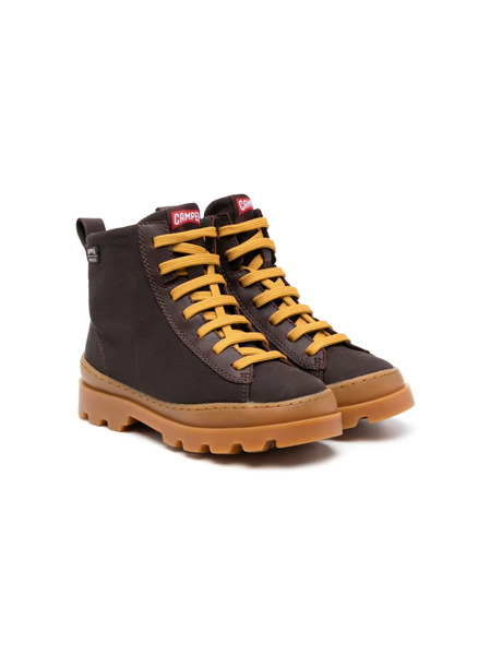  Camper Kids Brutus Lace-up Boots - Brown 
