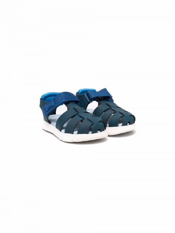  Camper Kids Cut-out Touch-strap Sandals - Blue 
