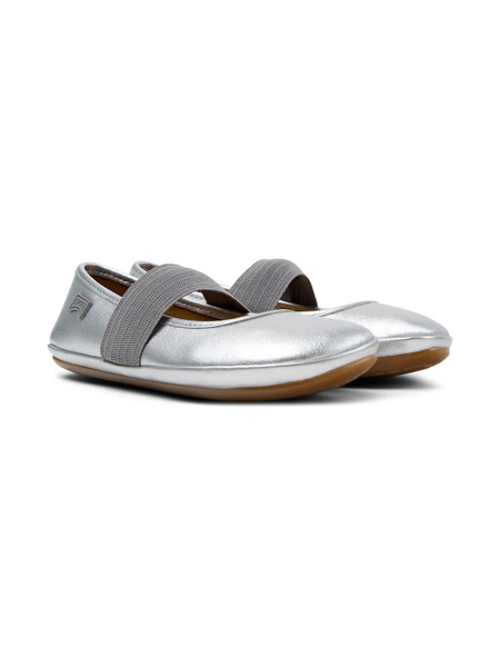  Camper Kids Right Ballet Flats - Silver 