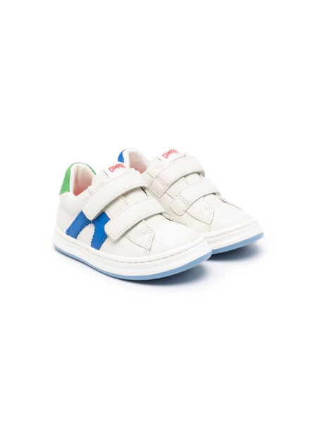  Camper Kids Runner Four Twins Leather Sneaker - White 