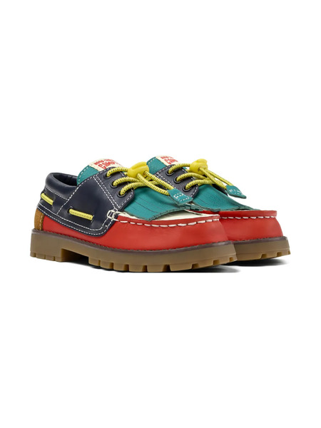  Camper Kids X Bobo Choses Compas Deck Shoes - Red 