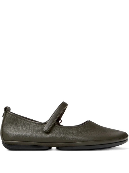  Camper Leather Ballet Flats - Grey 