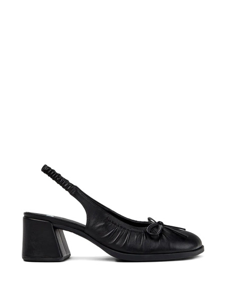  Camper Leather Bow-detail Pumps - Black 