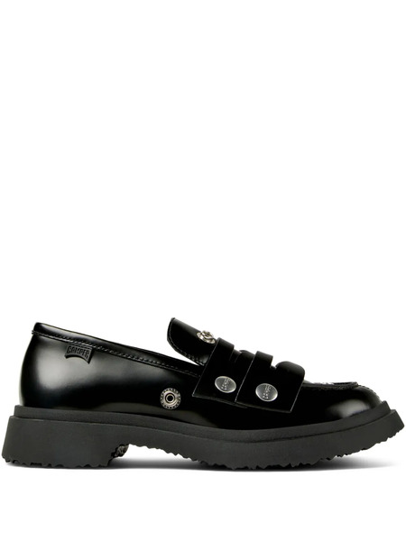  Camper Leather Platform Loafers - Black 
