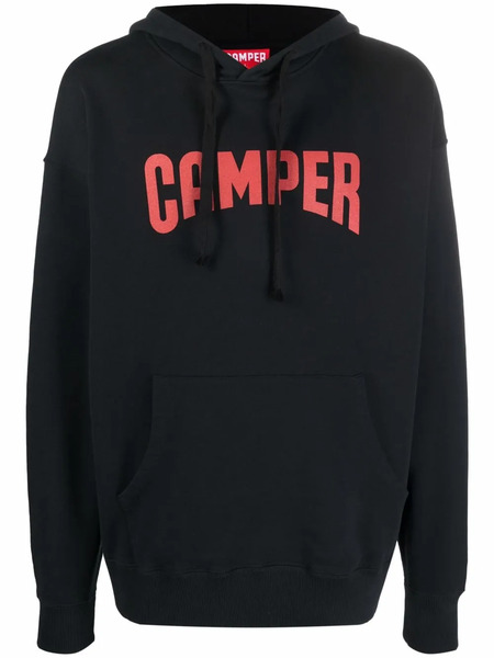  Camper Logo-print Pullover Hoodie - Black 