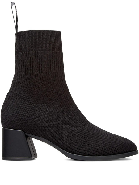  Camper 65mm Kora Knitted Block-heel Boots - Black 