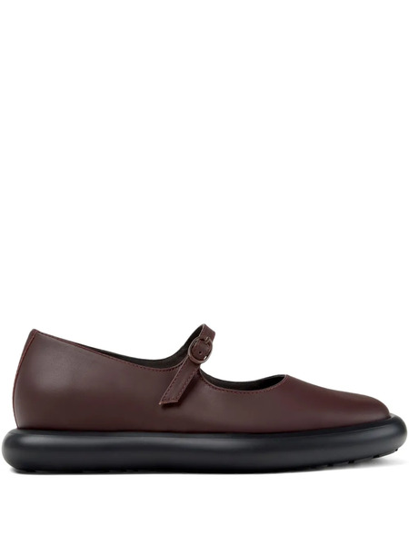  Camper Onda Buckle-strap Leather Ballet Flats - Red 