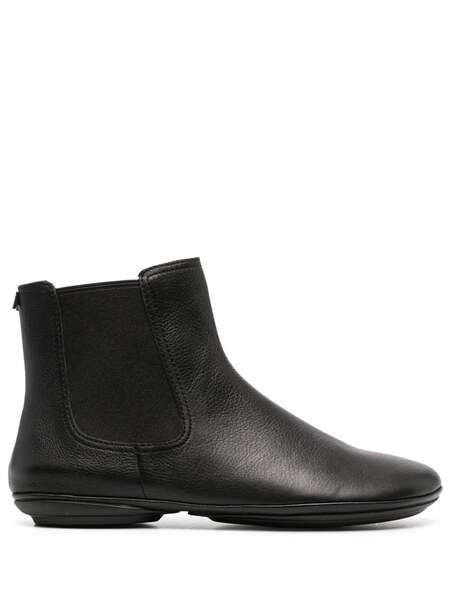  Camper Right Nina Leather Ankle Boots - Black 