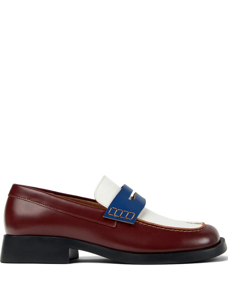  Camper Twins Leather Loafers - Brown 