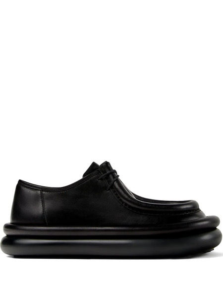  Camperlab Aqua Leather Platform Shoes - Black 
