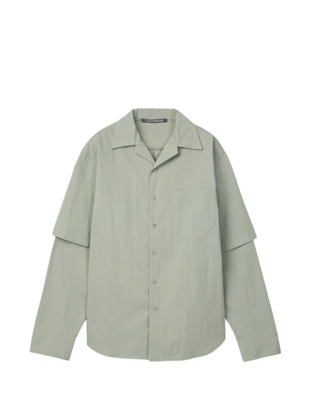  Camperlab Buttoned Layered Shirt - Green 