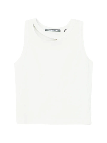  Camperlab Cutout Ribbed Tank Top - Neutrals 
