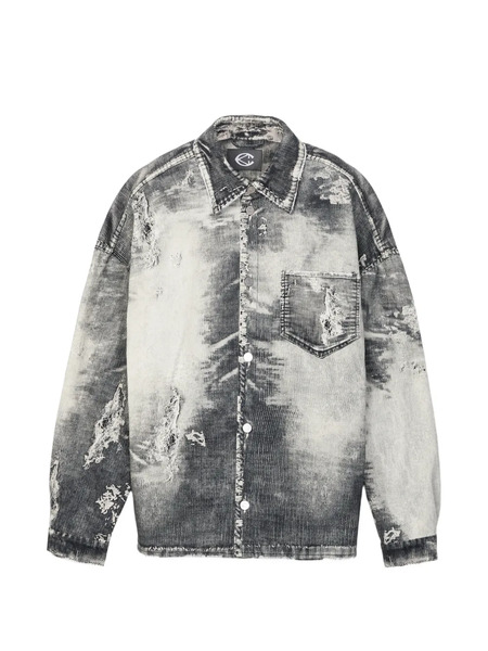  Camperlab Distressed Denim Shirt - Grey 