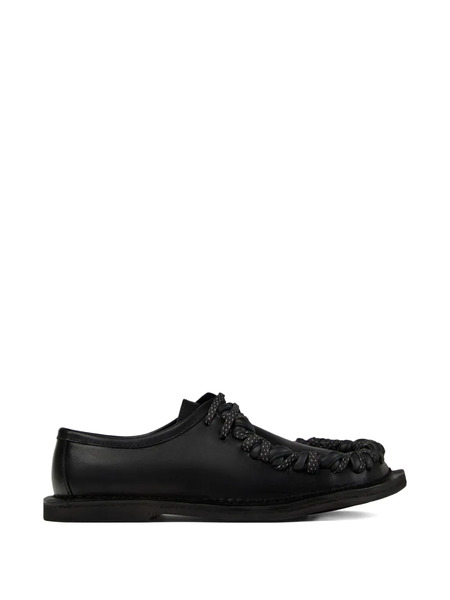  Camperlab Eki Braided Leather Loafers - Black 
