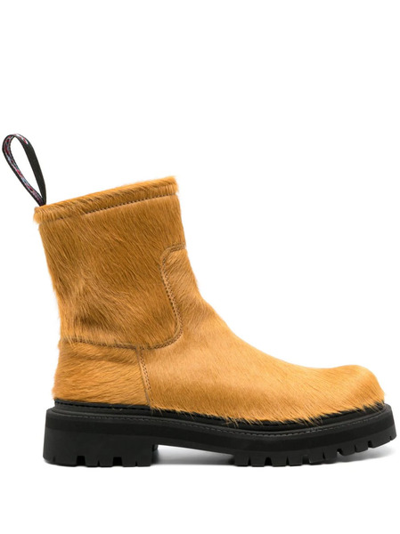  Camperlab Eki Calf-hair Ankle Boots - Brown 