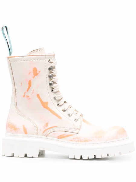  Camperlab Eki Chunky-sole Lace-up Boots - Orange 
