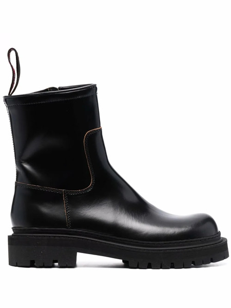  Camperlab Eki Leather Ankle Boots - Black 