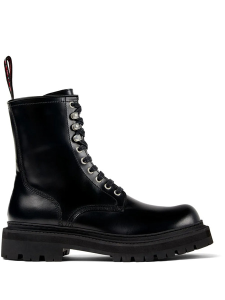  Camperlab Eki Leather Biker Boots - Black 