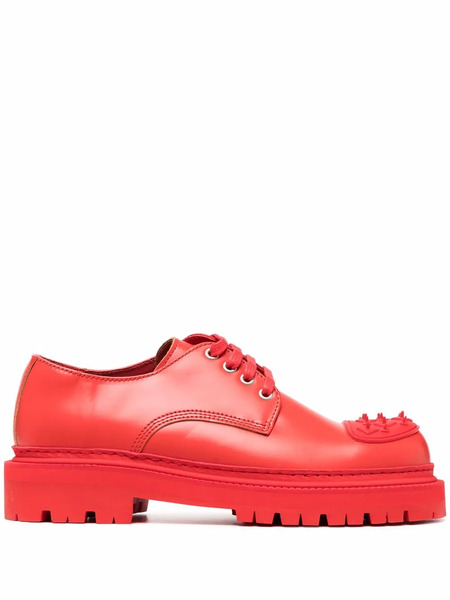  Camperlab Eki Leather Derby Shoes - Red 