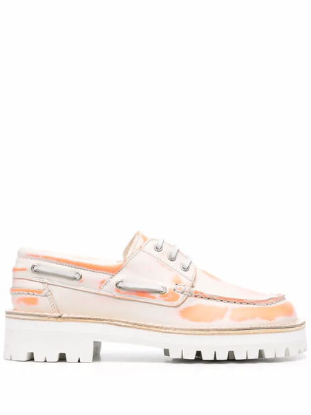  Camperlab Eki Tie-dye Derby Shoes - Orange 