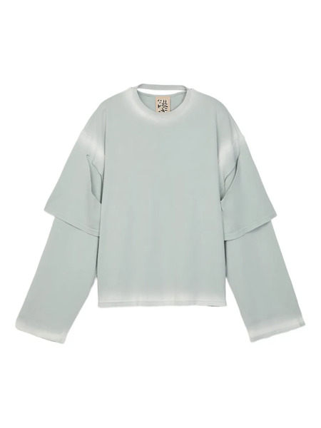  Camperlab Layered Organic-cotton T-shirt - Grey 