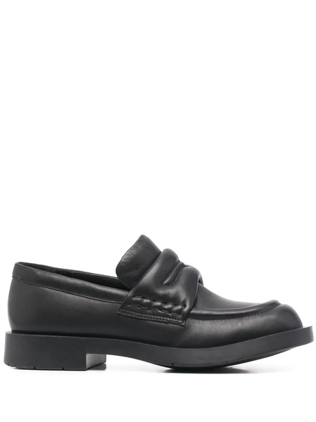  Camperlab Leather Round-toe Loafers - Black 