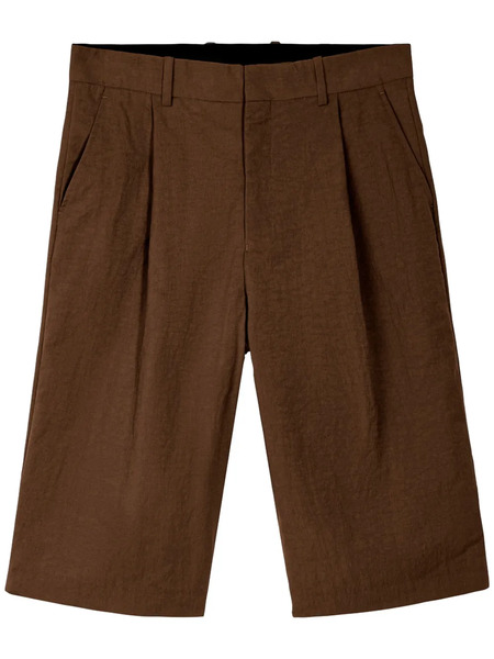  Camperlab Pintuck Tailored Shorts - Brown 