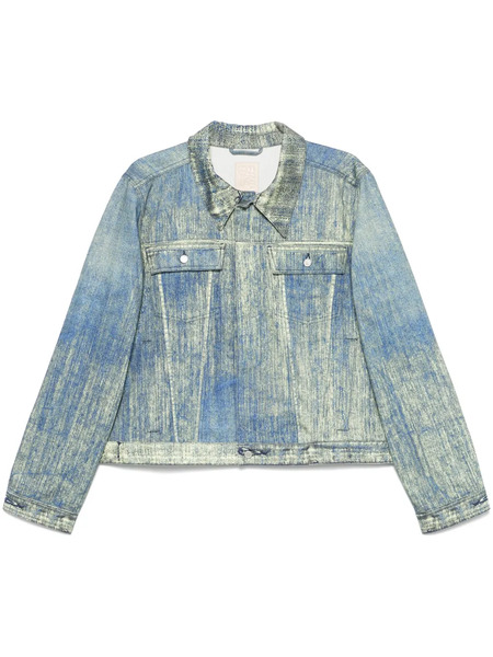  Camperlab Printed Denim Jacket - Blue 