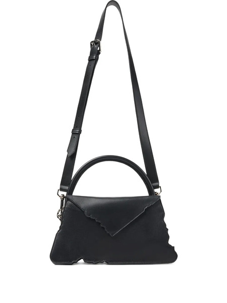  Camperlab Scalloped-edge Top-handle Shoulder Bag - Black 