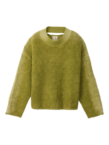  Camperlab Textured Merino-wool Sweater - Green 