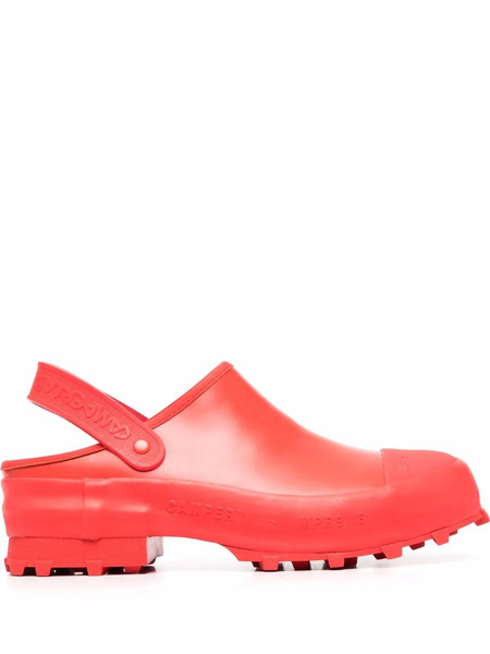  Camperlab Traktori Leather Clogs - Red 