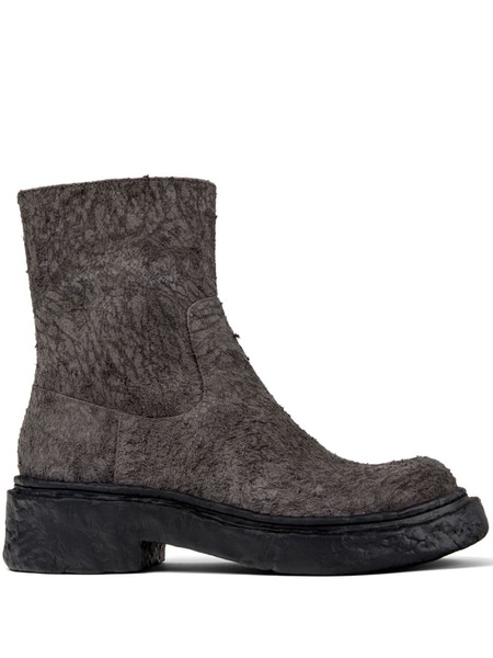  Camperlab Vámonos Textured-finish Ankle Boots - Grey 